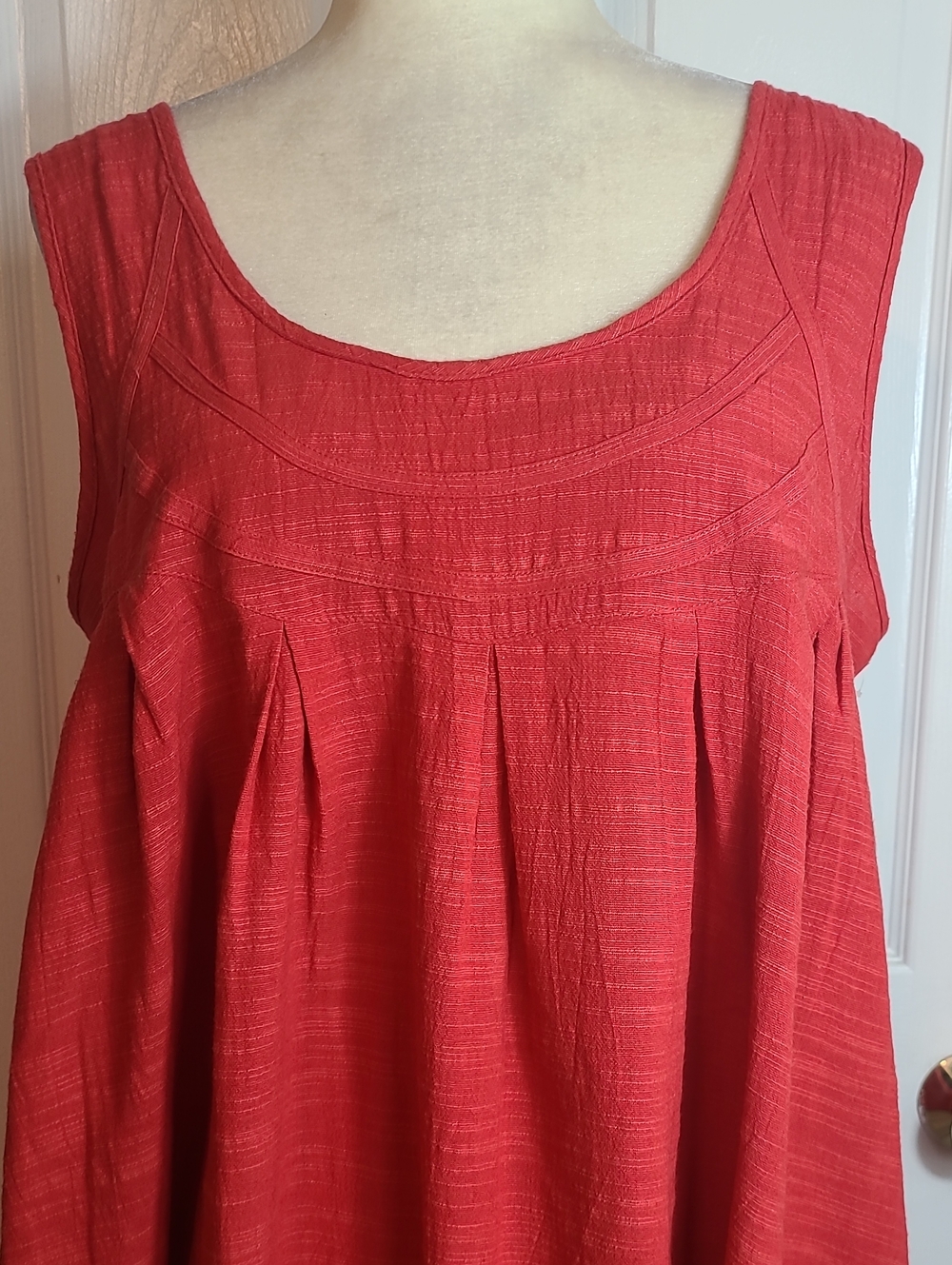 Easel Pleated Babydoll Blouse - Picture 2 of 12